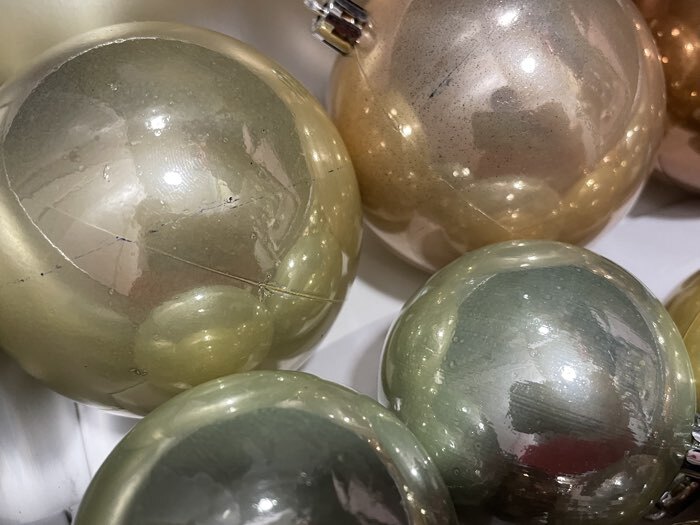 Фотография покупателя товара Ёлочные игрушки «Пласкетта», новогодние, набор 31 шт., грация, МИКС - Фото 3