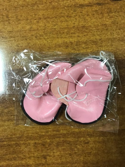 Фотография покупателя товара Ботинки для куклы «Завязки», длина подошвы: 7,5 см, 1 пара, цвет нежно-розовый - Фото 3