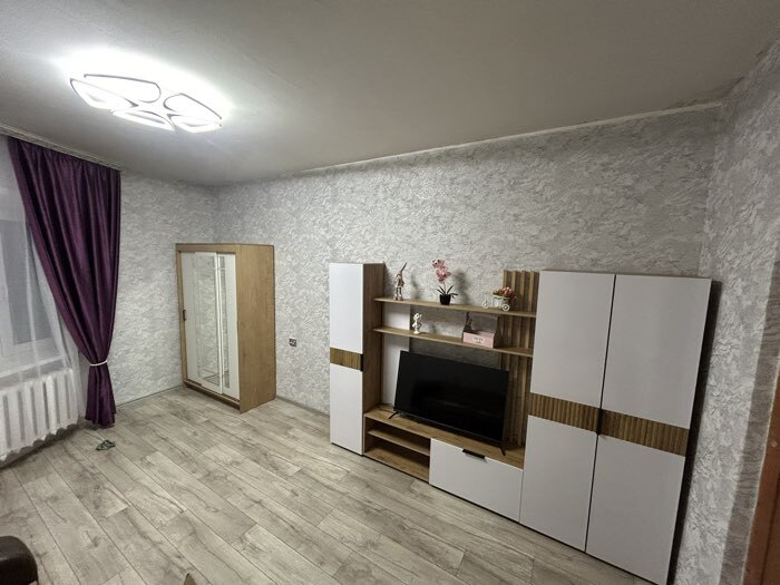 Фотография покупателя товара Гостиная «Роджина», 2600×350×1826 мм, цвет графит/дуб крафт - Фото 3