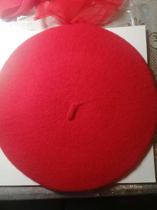 Фотография покупателя товара Карнавальный набор «Валентинка»: берет, перчатки, чокер, чулки - Фото 2