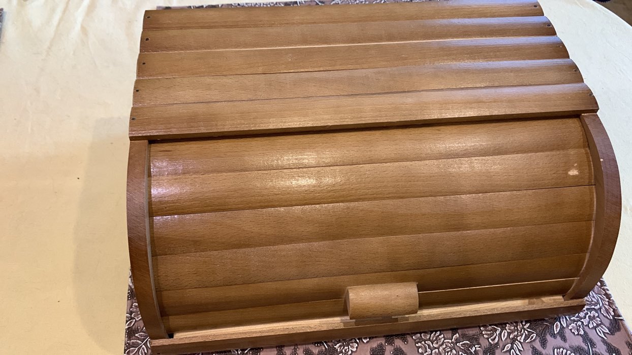 Фотография покупателя товара Хлебница деревянная "Славянская", 37 см, массив бука - Фото 2