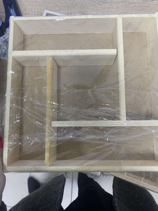 Фотография покупателя товара Кашпо «Зигзаг», 25×25×4 см, деревянное, 5 отсеков - Фото 13