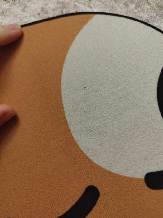 Фотография покупателя товара Коврик для дома Доляна «Мишка», 40×60 см, бежевый - Фото 4