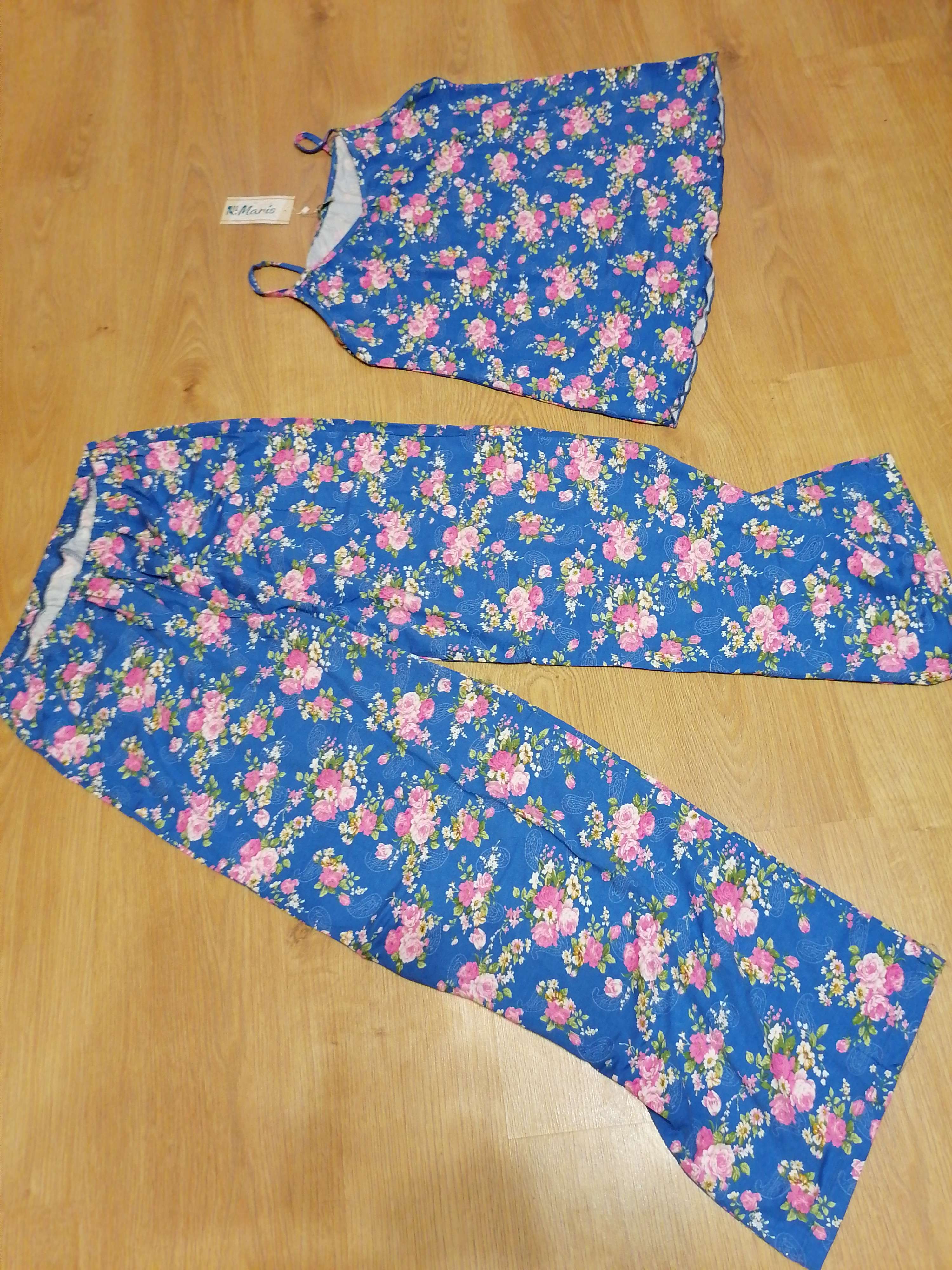 Фотография покупателя товара Пижама женская (майка, брюки) цвет индиго, размер 44 - Фото 1