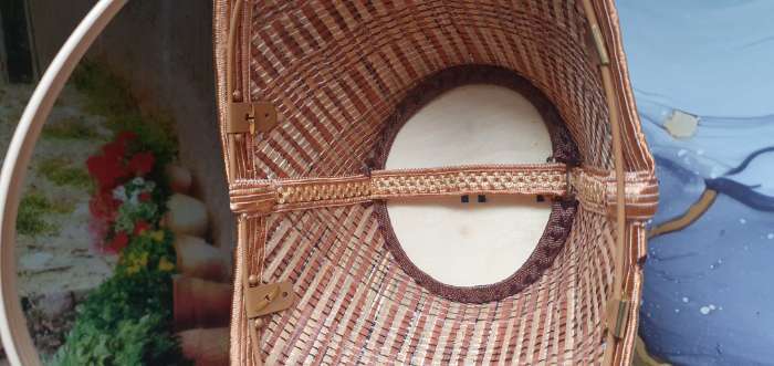 Фотография покупателя товара Корзина для хранения Доляна Nature, 28×19×12.5 см, бамбук - Фото 4