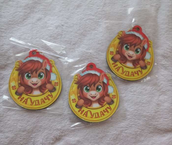 Фотография покупателя товара Подвеска новогодняя деревянная «Лошадка» - Фото 1