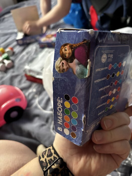 Фотография покупателя товара Гуашь 12 цветов по 20 мл, «Холодное сердце» - Фото 1