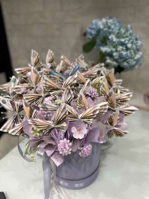 Фотография покупателя товара Коробка подарочная круглая, шляпная, белая, 18×18 см - Фото 1