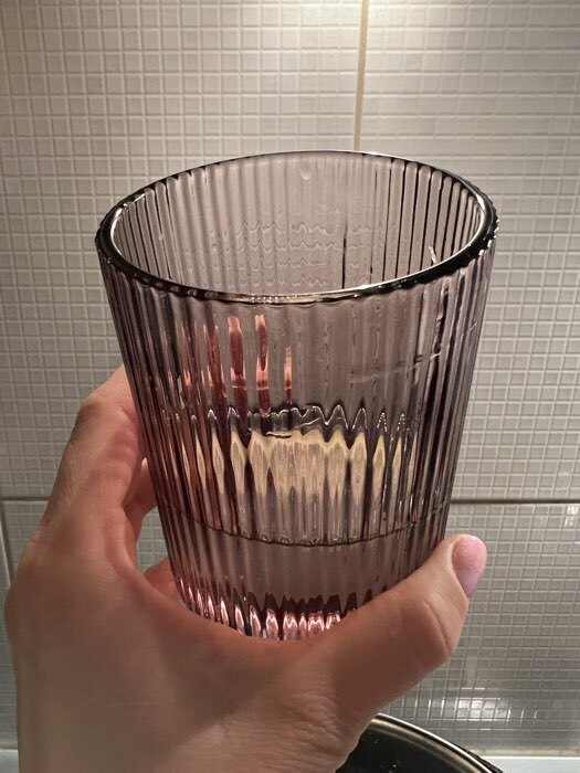 Фотография покупателя товара Стаканы SL Home «Модерн», 260 мл, 7.5×9.5 см, набор 6 шт., стекло, розовые - Фото 1