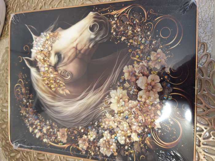 Фотография покупателя товара Картина акрил настольная «Царский конь», 25×20 см - Фото 2