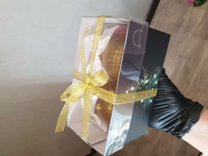 Фотография покупателя товара Коробка для капкейка «Ёлочка», 16 × 8 × 10 см